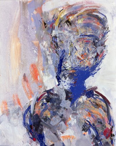 David Bowie, right hand panel of Diptych, 2000 by Stephen Finer